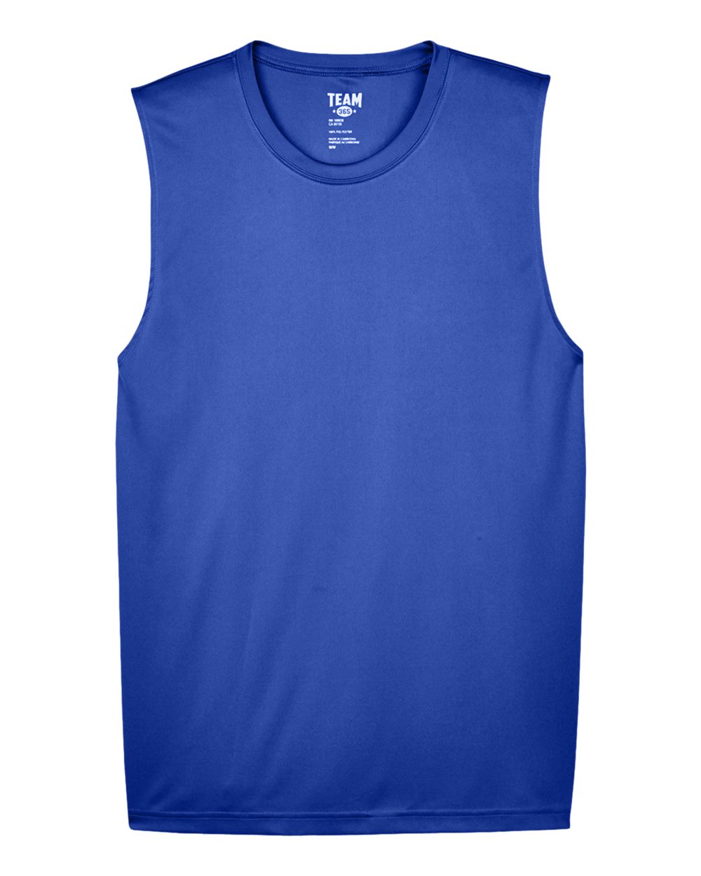Front View of Sport Royal Men's Zone Performance Muscle T-Shirt - TT11M