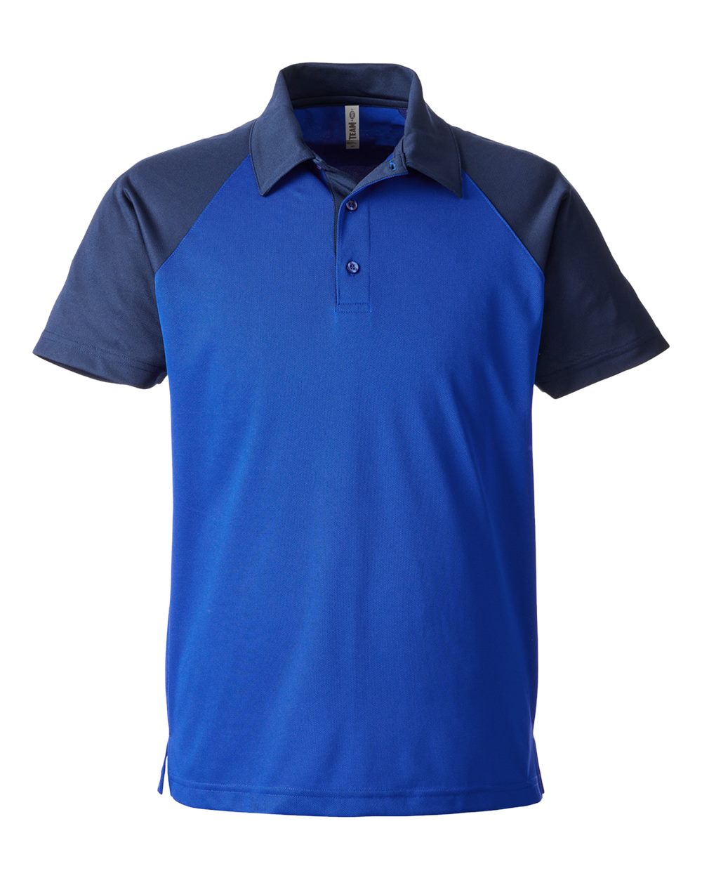 Front View of Sport Royal/ Sport Dark Navy Men's Command Snag-Protection Colorblock Polo - TT21C
