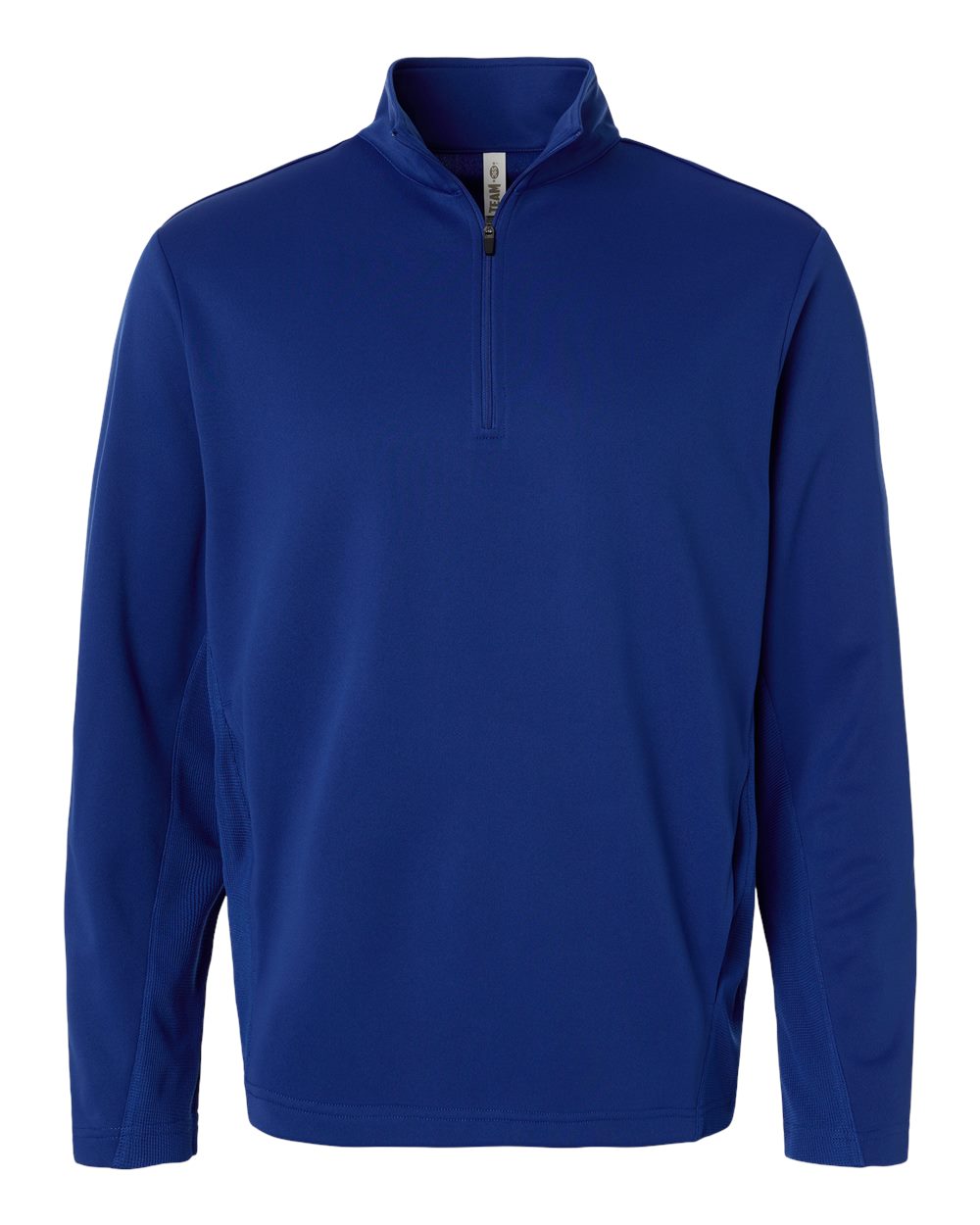 Front View of Sport Royal Unisex Squad Cadet Quarter-Zip Tech Fleece Pullover - TT401