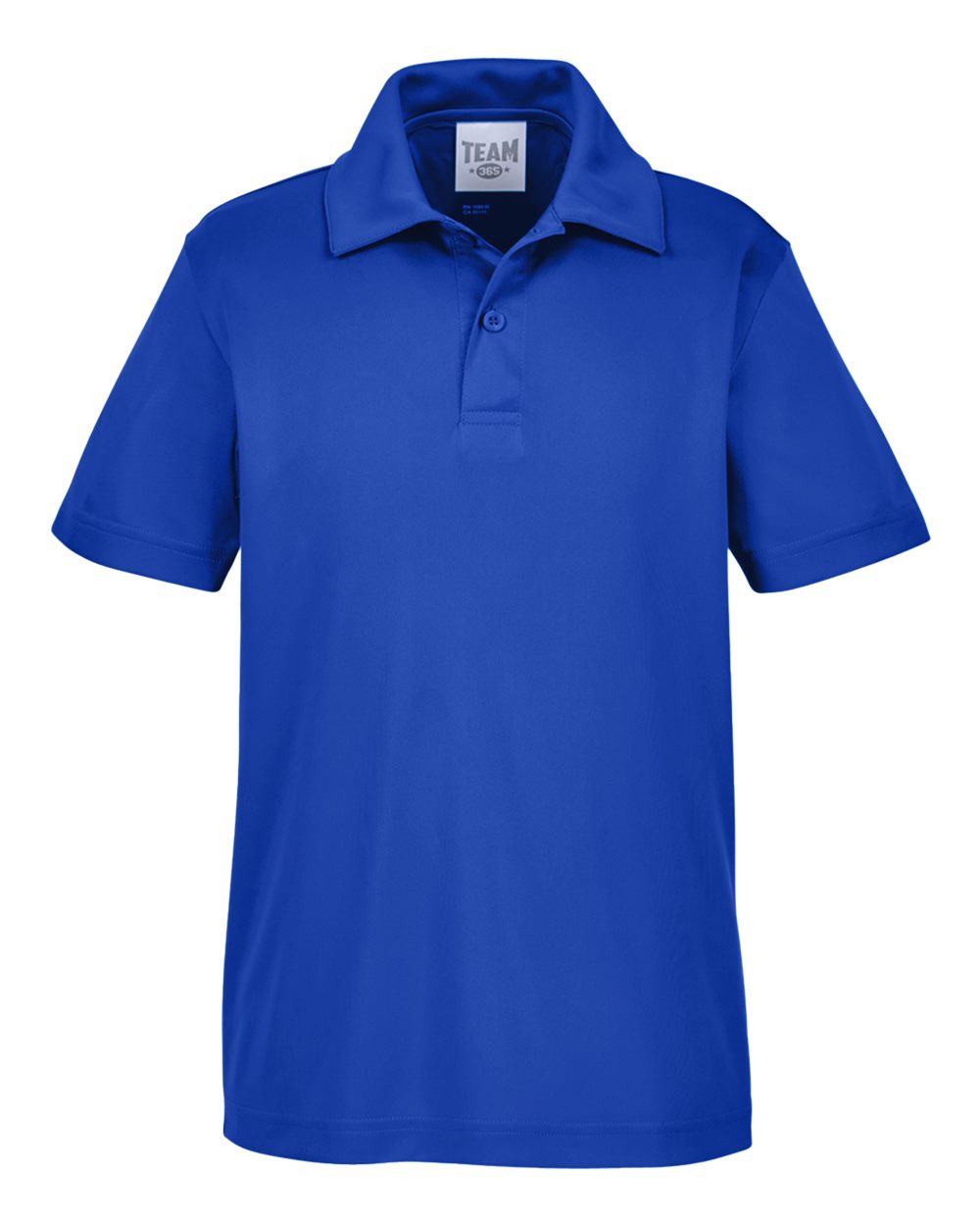 Front View of Sport Royal Youth Zone Performance Polo - TT51Y