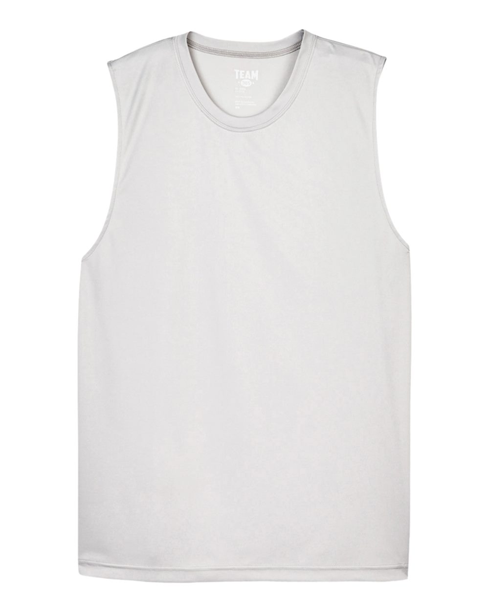 Front View of Sport Silver Men's Zone Performance Muscle T-Shirt - TT11M