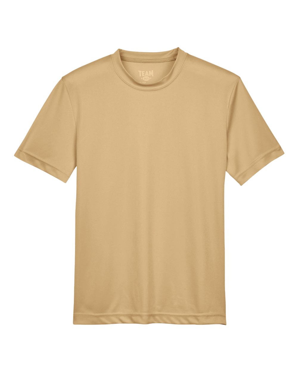 Front View of Sport Vegas Gold Youth Zone Performance T-Shirt - TT11Y