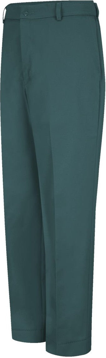 Front View of Spruce Green - Unhemmed Dura-Kap Industrial Pants - PT20