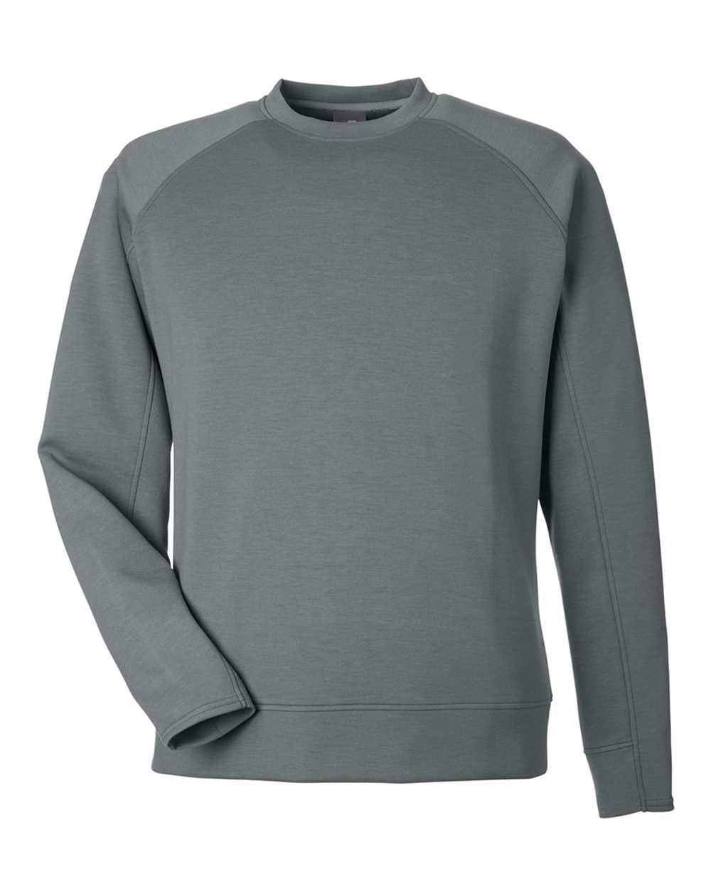 Front View of Steel Apex Fleece Crewneck Sweatshirt - 8752
