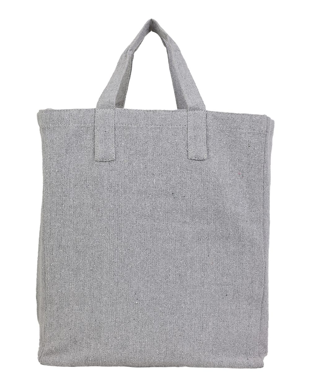 Front View of Steel Grey Sustainable Grocery Bag - S900
