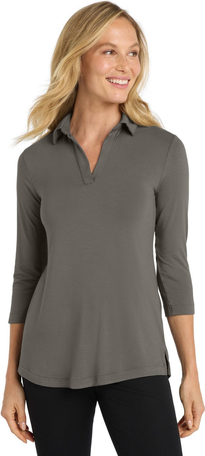 Front View of SterlingGy Port Authority Women's Luxe Knit Tunic. LK5601