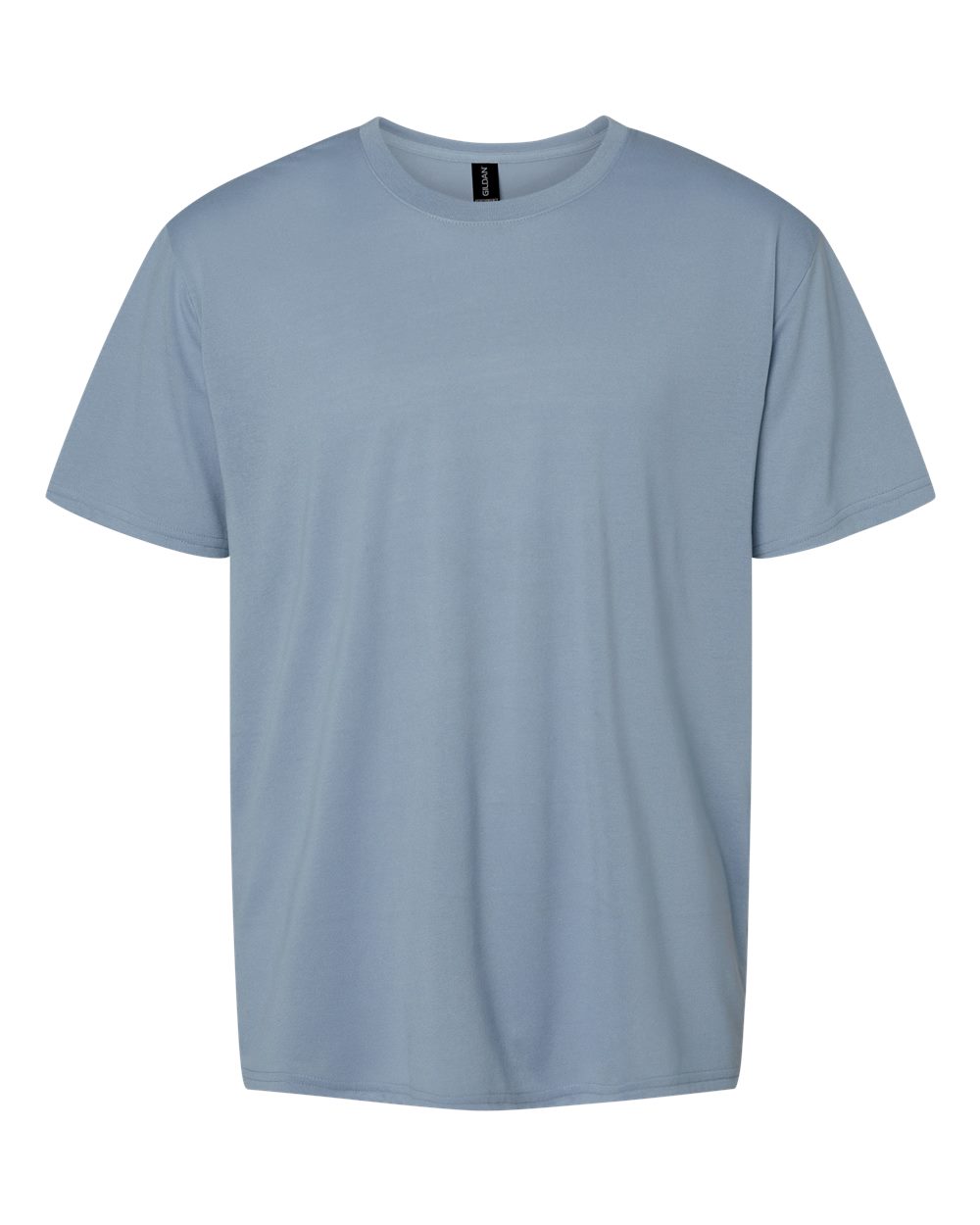 Front View of Stone Blue Performance® T-Shirt - 42000