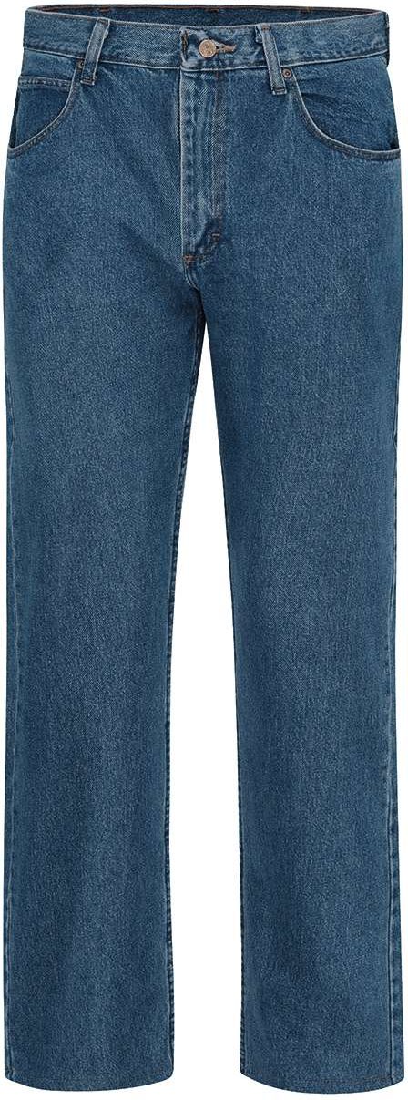 Front View of Stonewash - Unhemmed Relaxed Fit Jean Odd Waist Sizes - PD60ODD