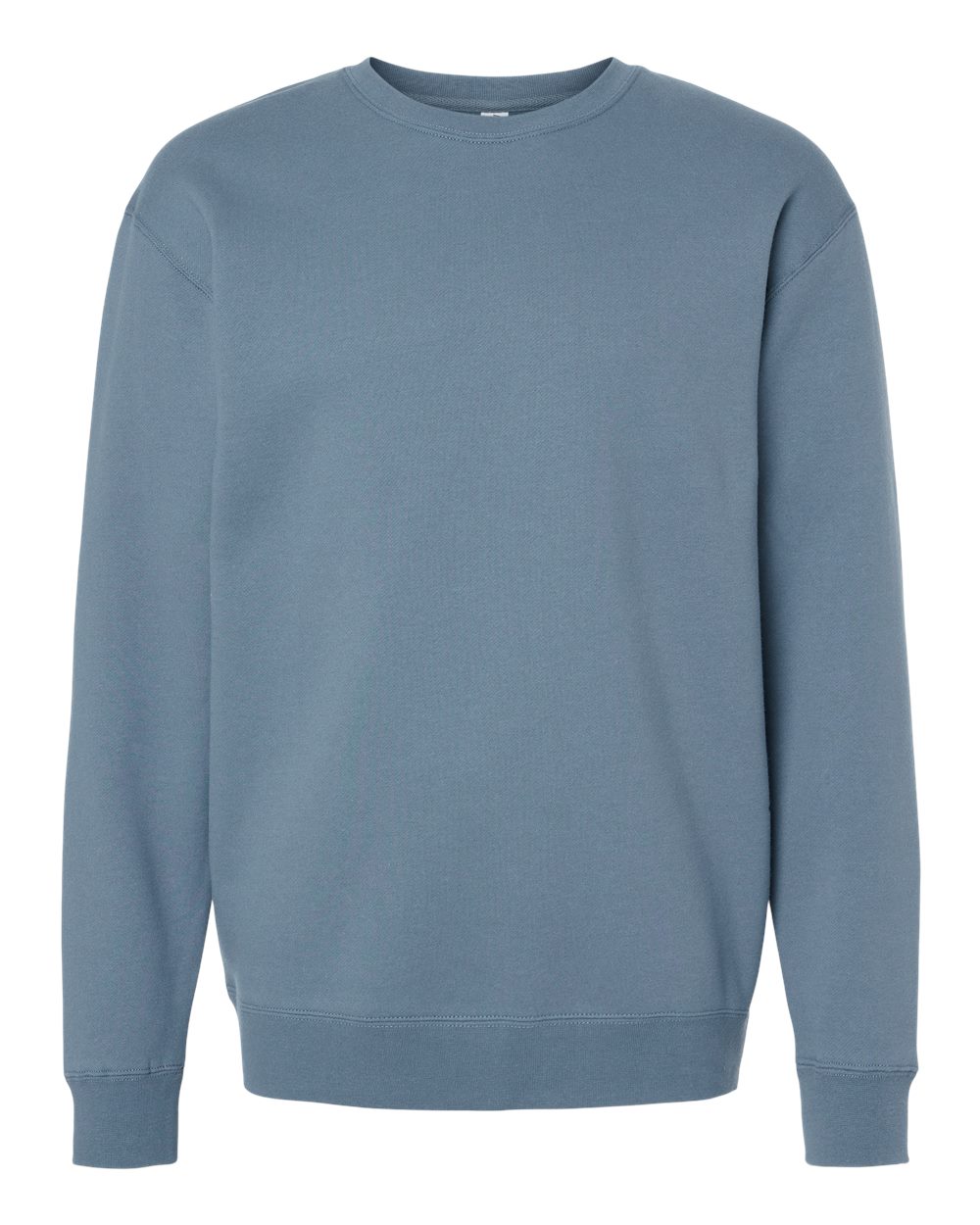 Front View of Storm Blue Heavyweight Crewneck Sweatshirt - IND3000