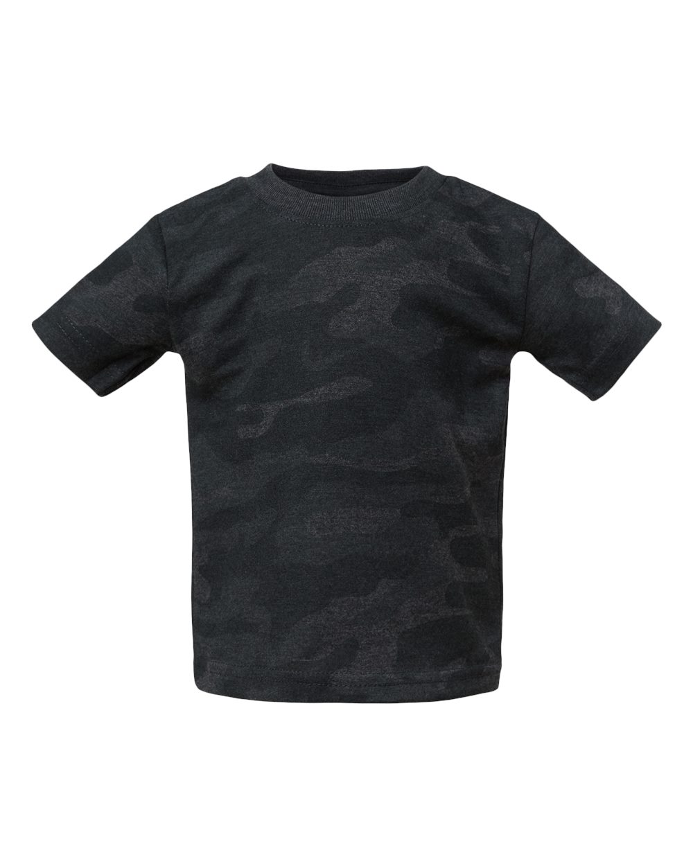 Front View of Storm Camo Infant Fine Jersey Tee - 3322