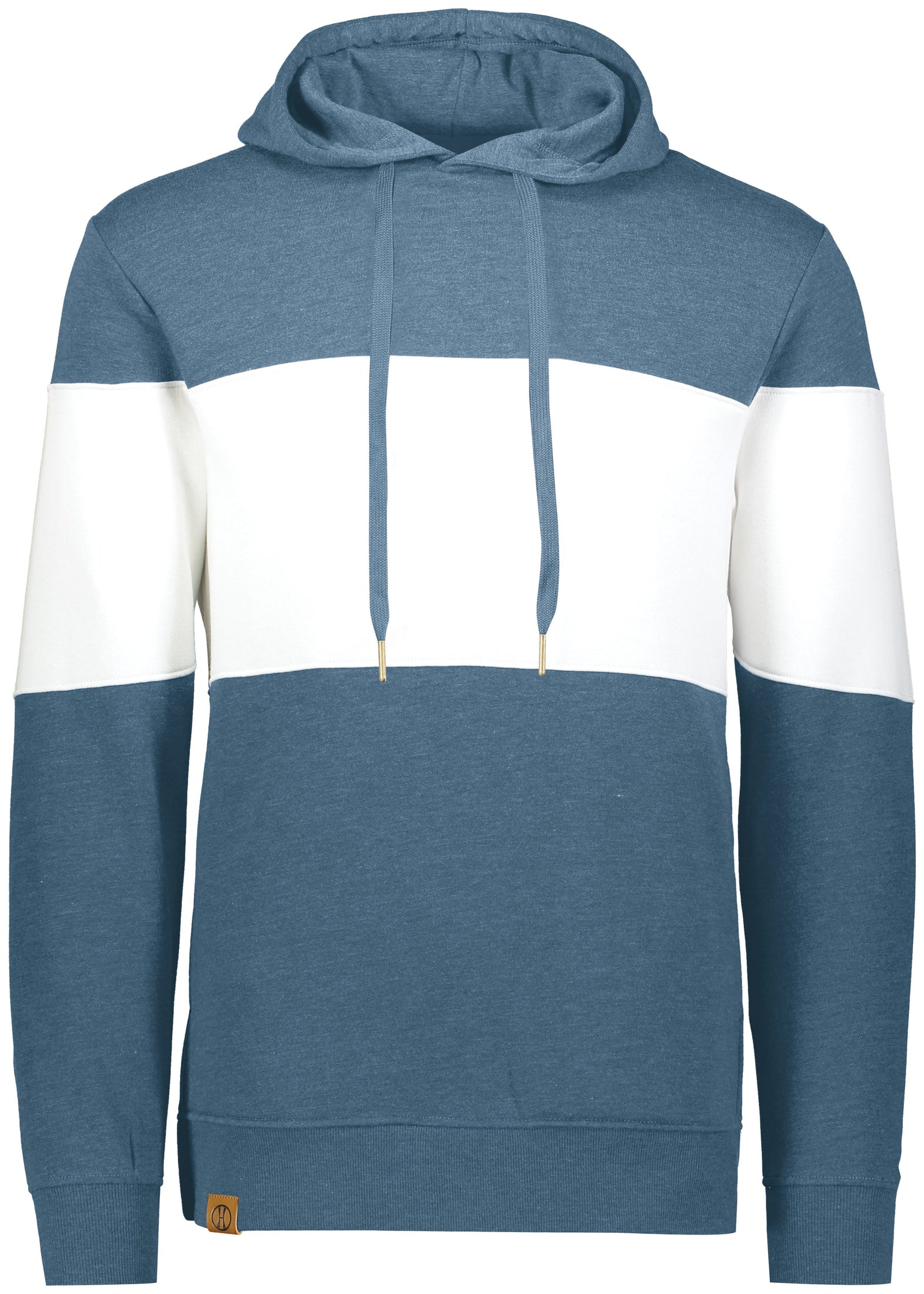 STORM HEATHER/WHITE ALL-AMERICAN HOODIE