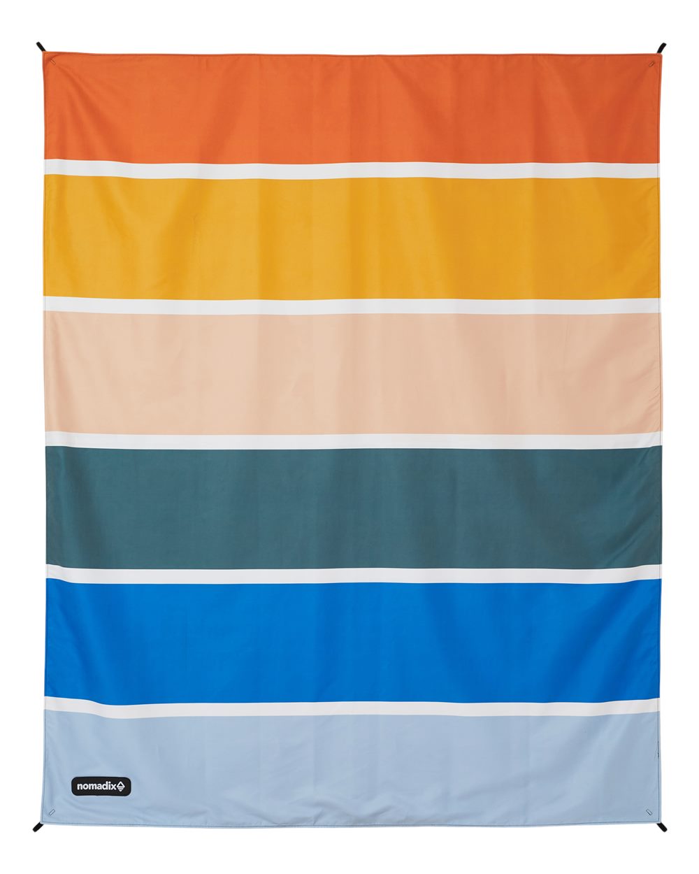 Front View of Stripes Retro Festival Blanket - CFT