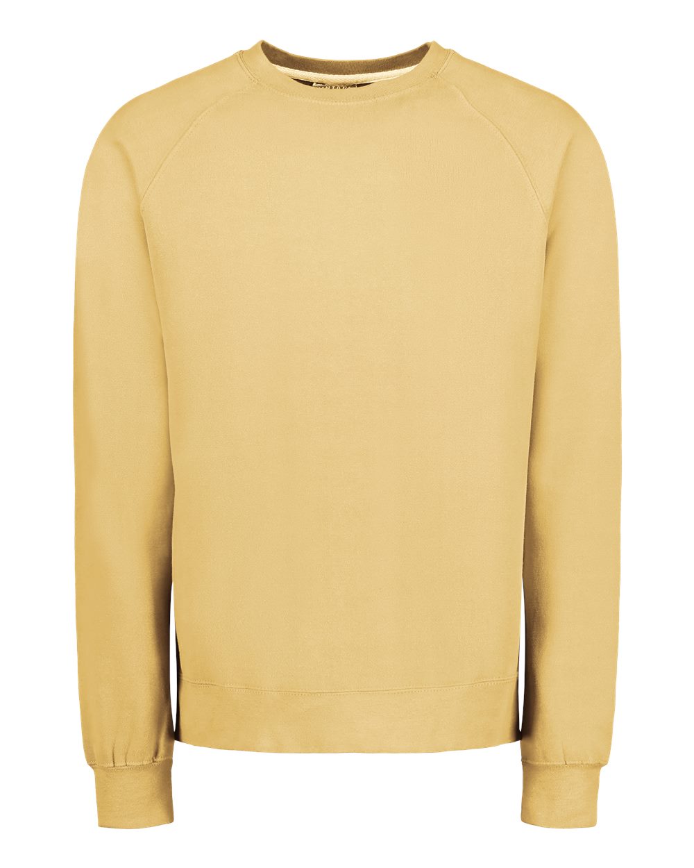 Front View of Sun Ray Vintage Fleece Raglan Crewneck Sweatshirt - 17116