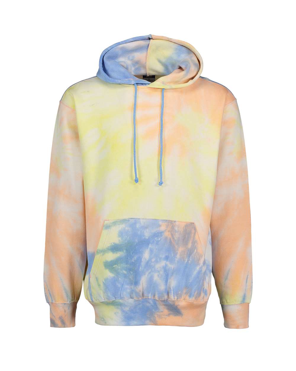 Front View of Sunrise Tie Dye Classic Fleece Tie-Dye Hooded Sweatshirt - 1290