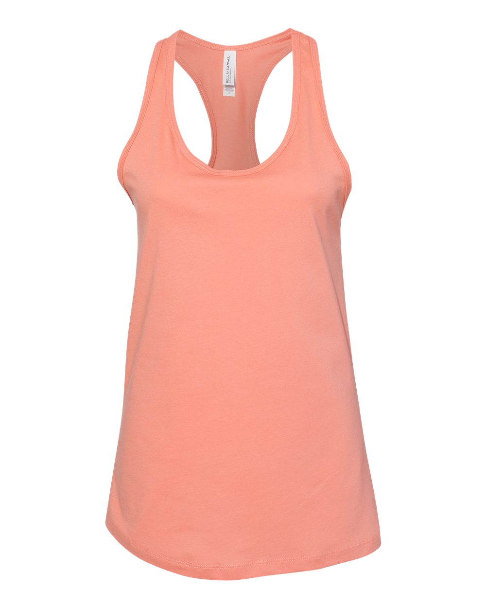 Front View of Sunset Women&#39;s Jersey Racerback Tank - 6008