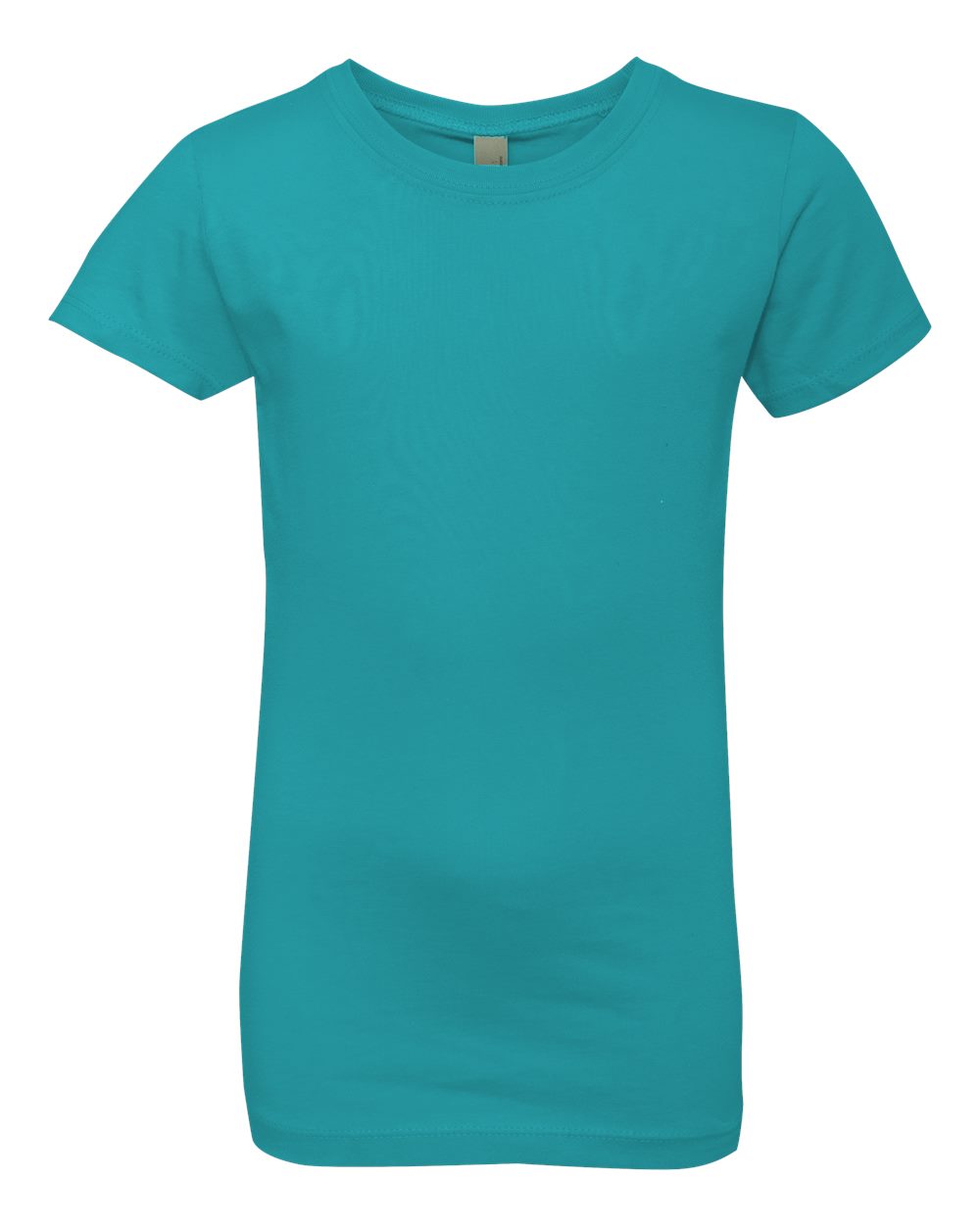 Tahiti Blue Girls’ Cotton Princess T-Shirt - 3710