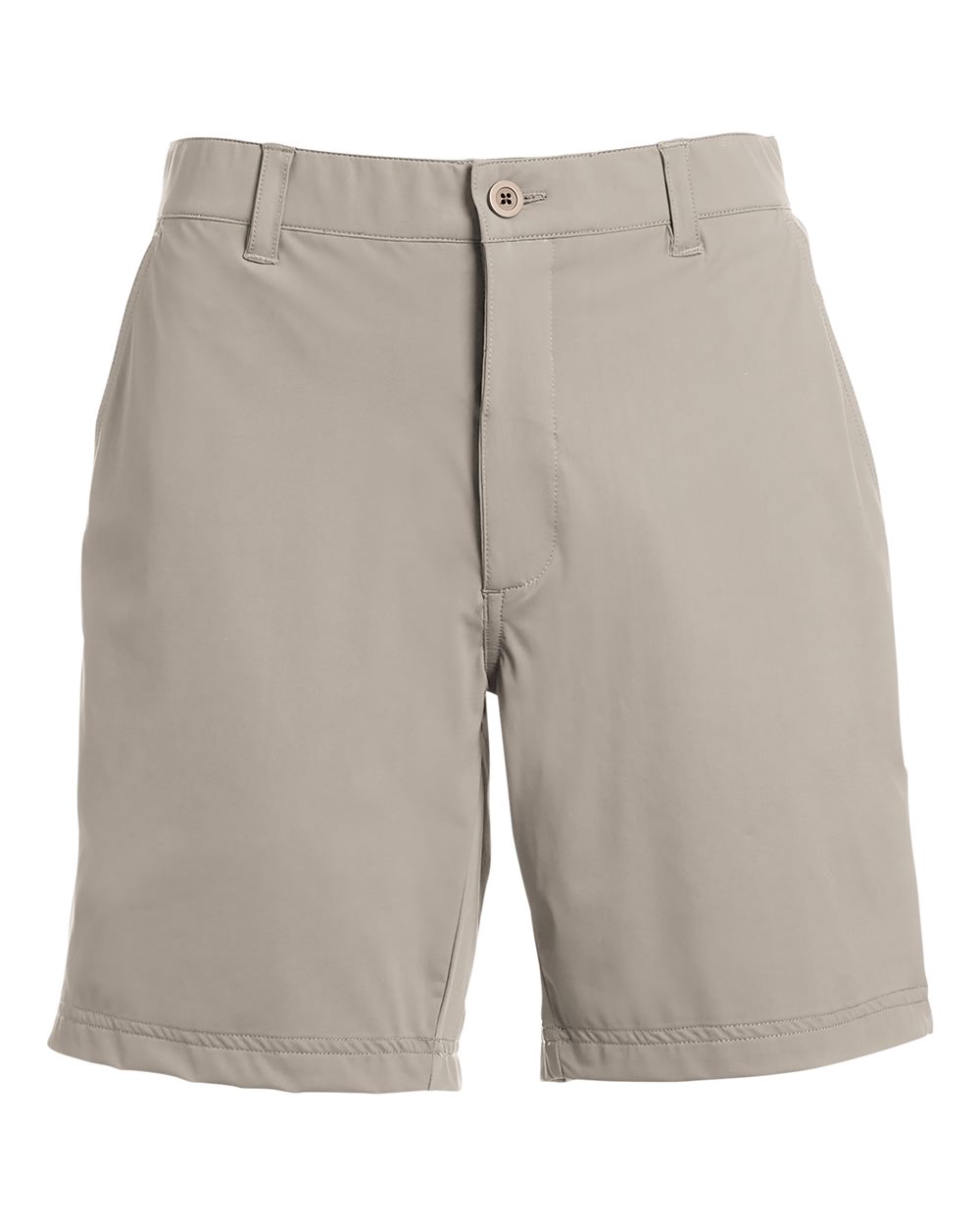 Front View of Tan Fairway Shorts - SWF700