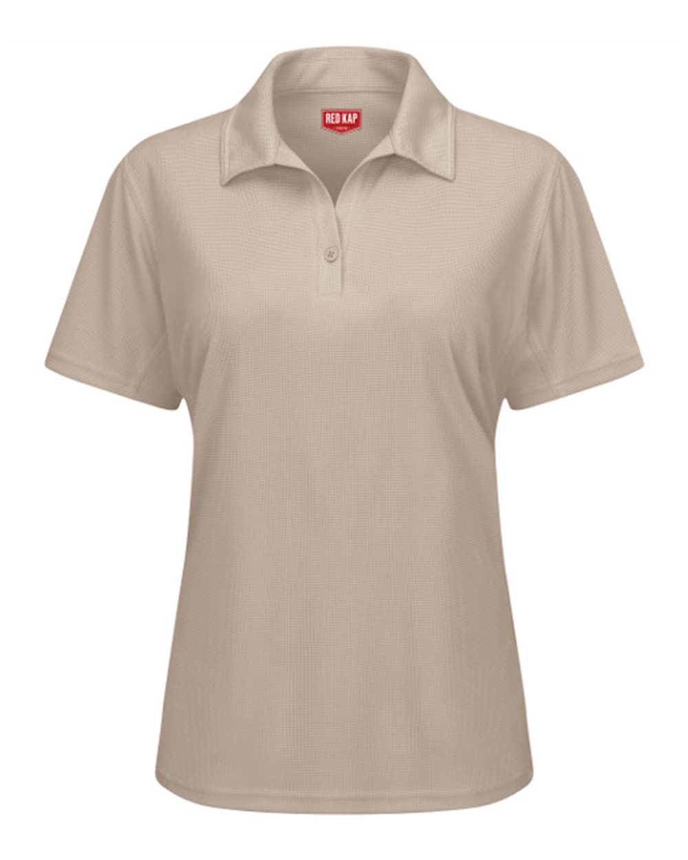 Front View of Tan Women's Performance Knit® Flex Series Pro Polo - SK91