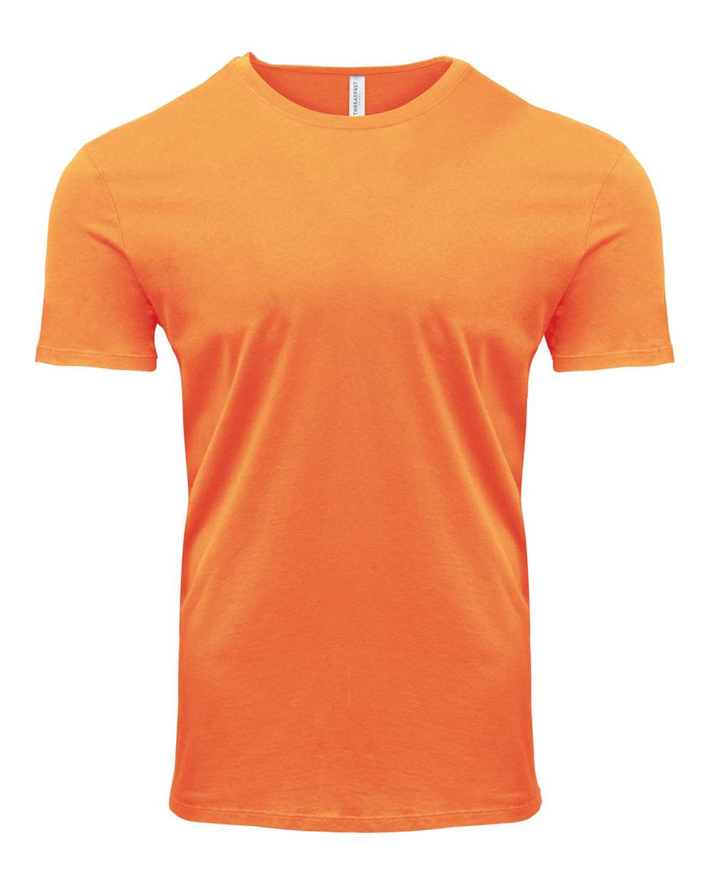 Front View of Tangerine Pigment Dye T-Shirt - 130A