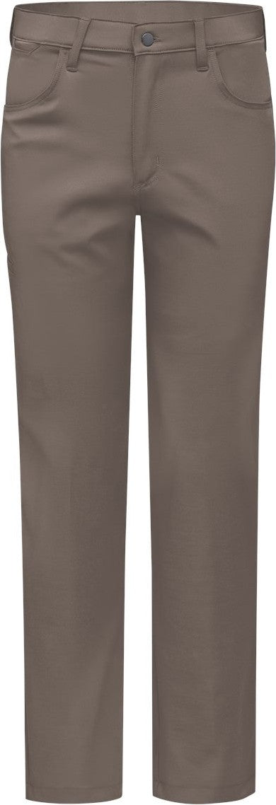 Front View of Taupe - 37 Unhemmed Cooling Work Pants - Extended Sizes - TPM2EXT