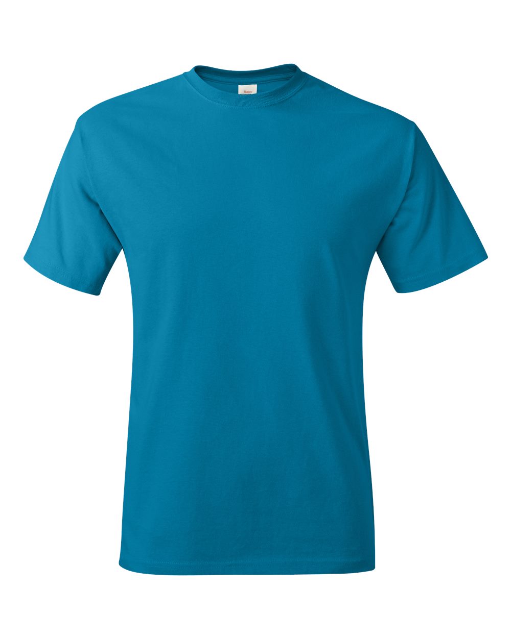 Front View of Teal Authentic T-Shirt - 5250