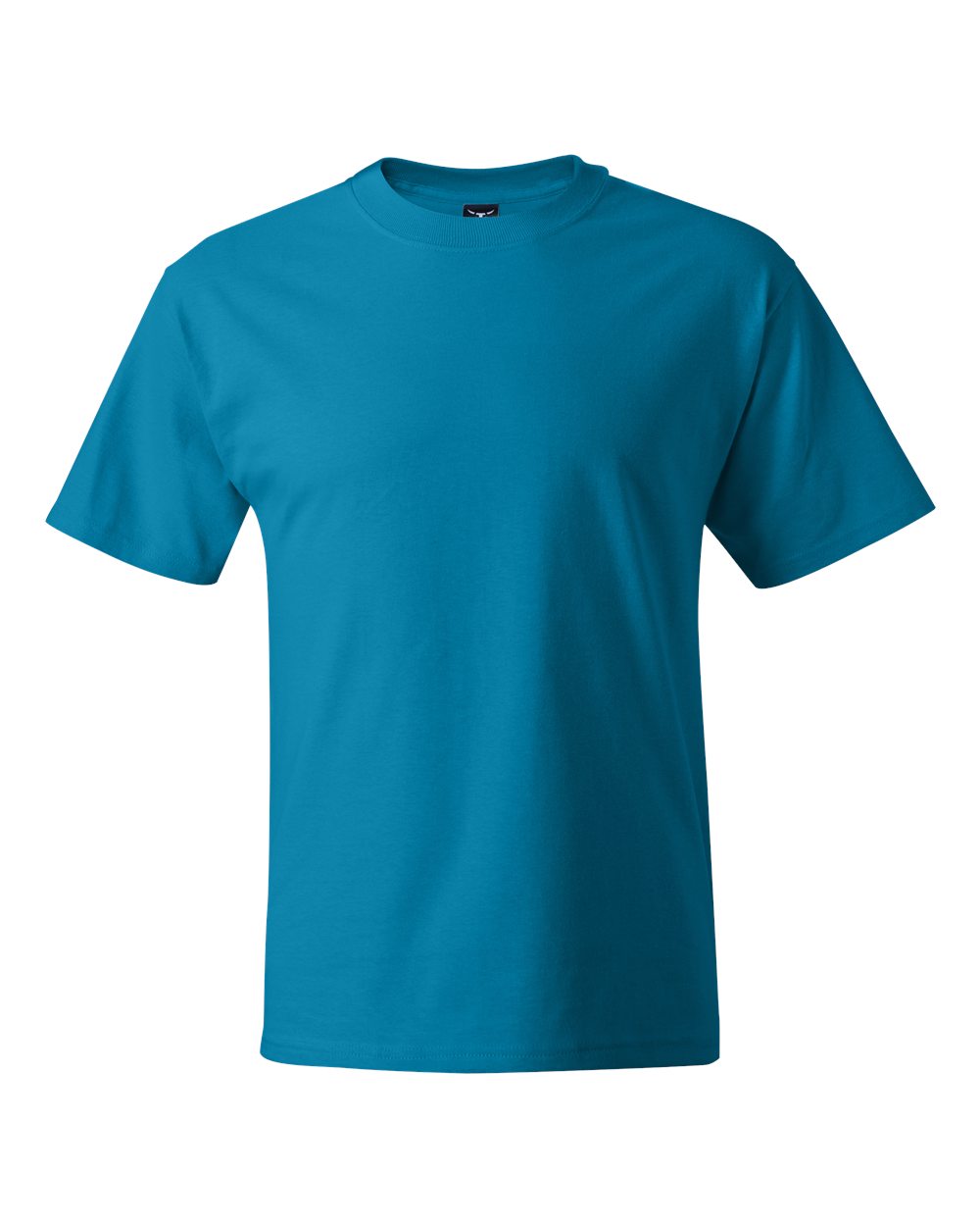 Front View of Teal Beefy-T® T-Shirt - 5180