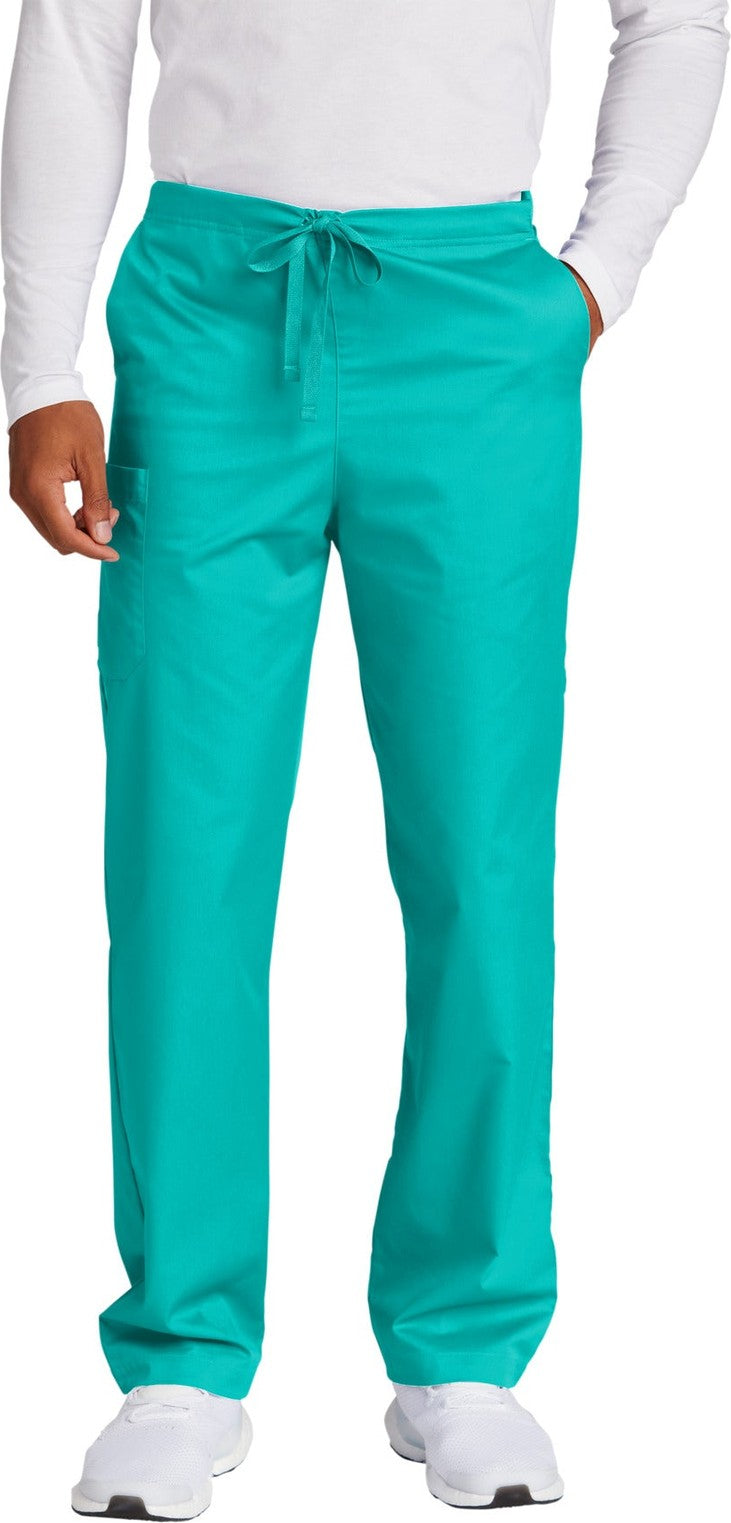 Front View of Teal Wink Unisex Tall WorkFlex Cargo Pant WW3150T