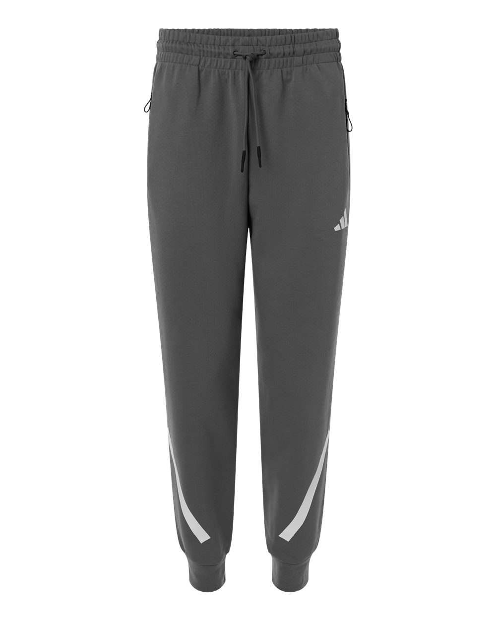 Front View of Team Grey Four/ White Men's Z.N.E Joggers - AT222