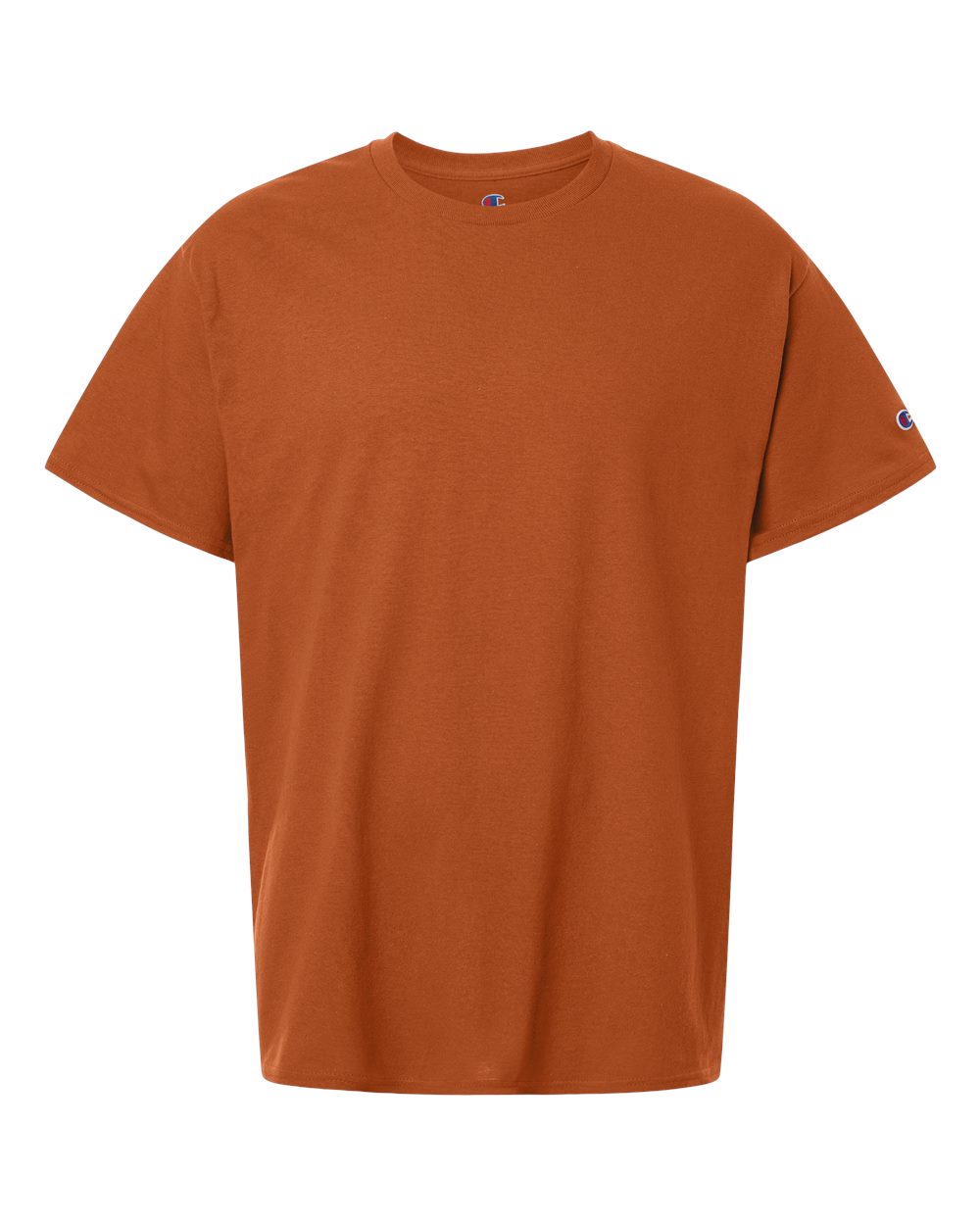 Front View of Texas Orange Unisex Jersey T-Shirt - CH1000 plain