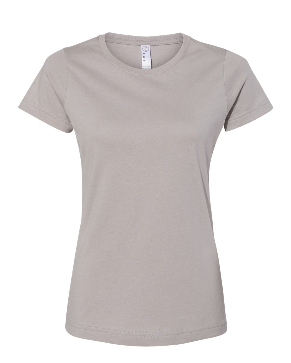 Front View of Titanium Women's Fine Jersey Tee - 3516