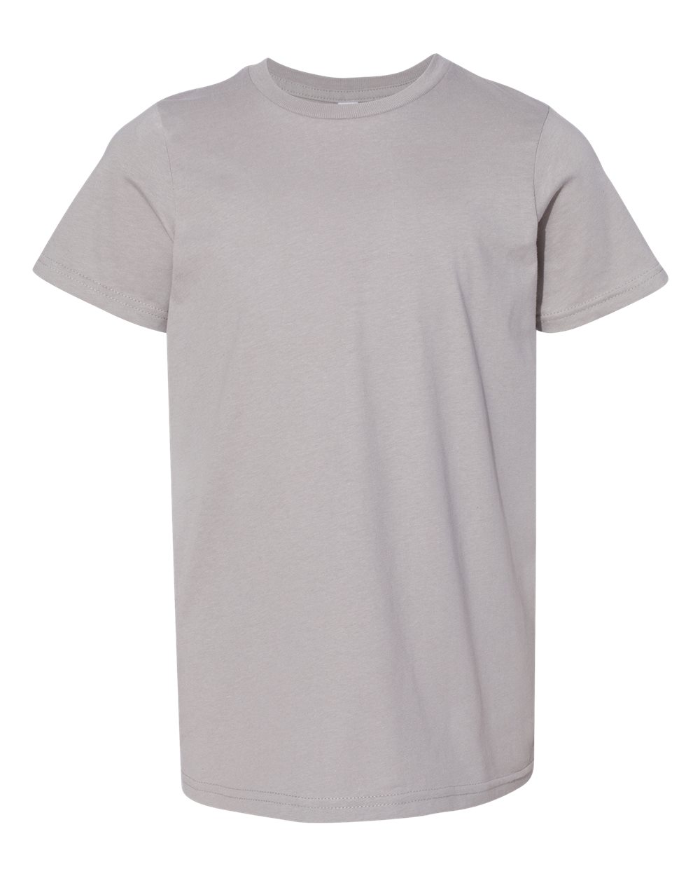 Front View of Titanium Youth Fine Jersey Tee - 6101