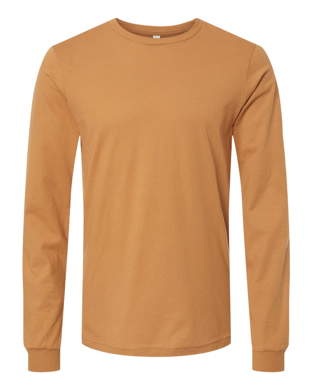 Front View of Toast Jersey Long Sleeve Tee - 3501
