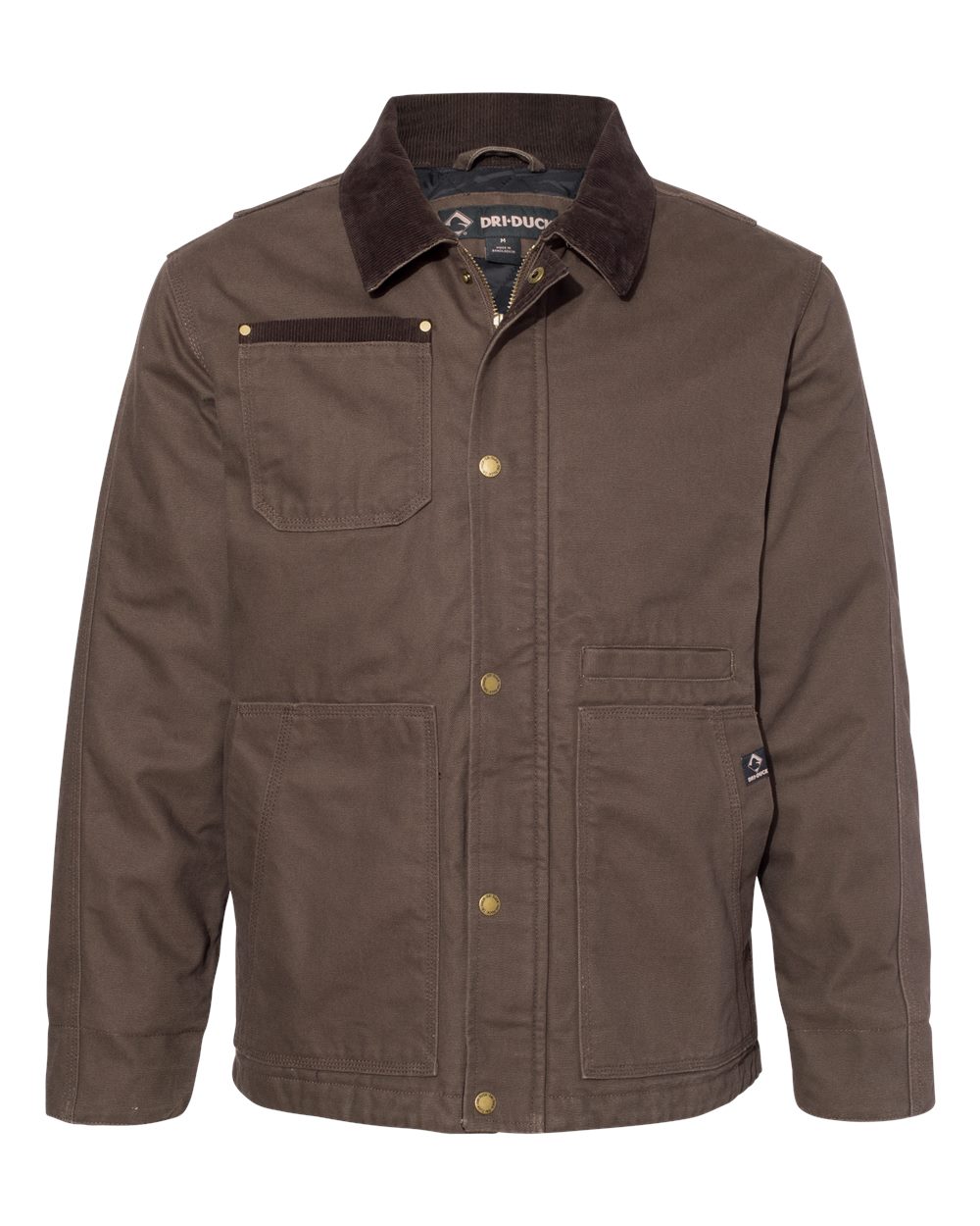 Front View of Tobacco Rambler Boulder Cloth Jacket Tall Sizes - 5091T