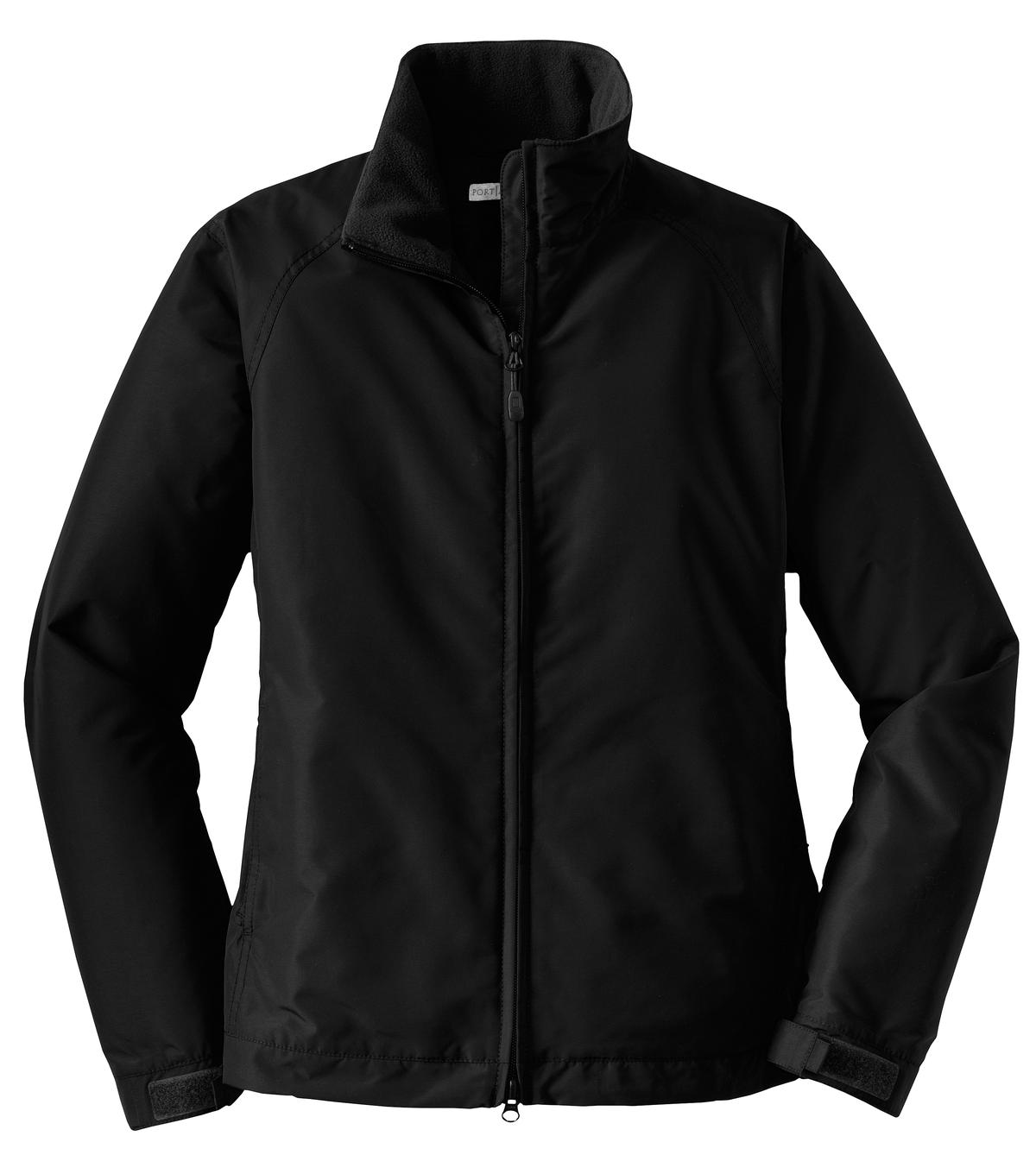 Front View of Tru Bk/Tru Bk Port Authority Women's Challenger Jacket. L354