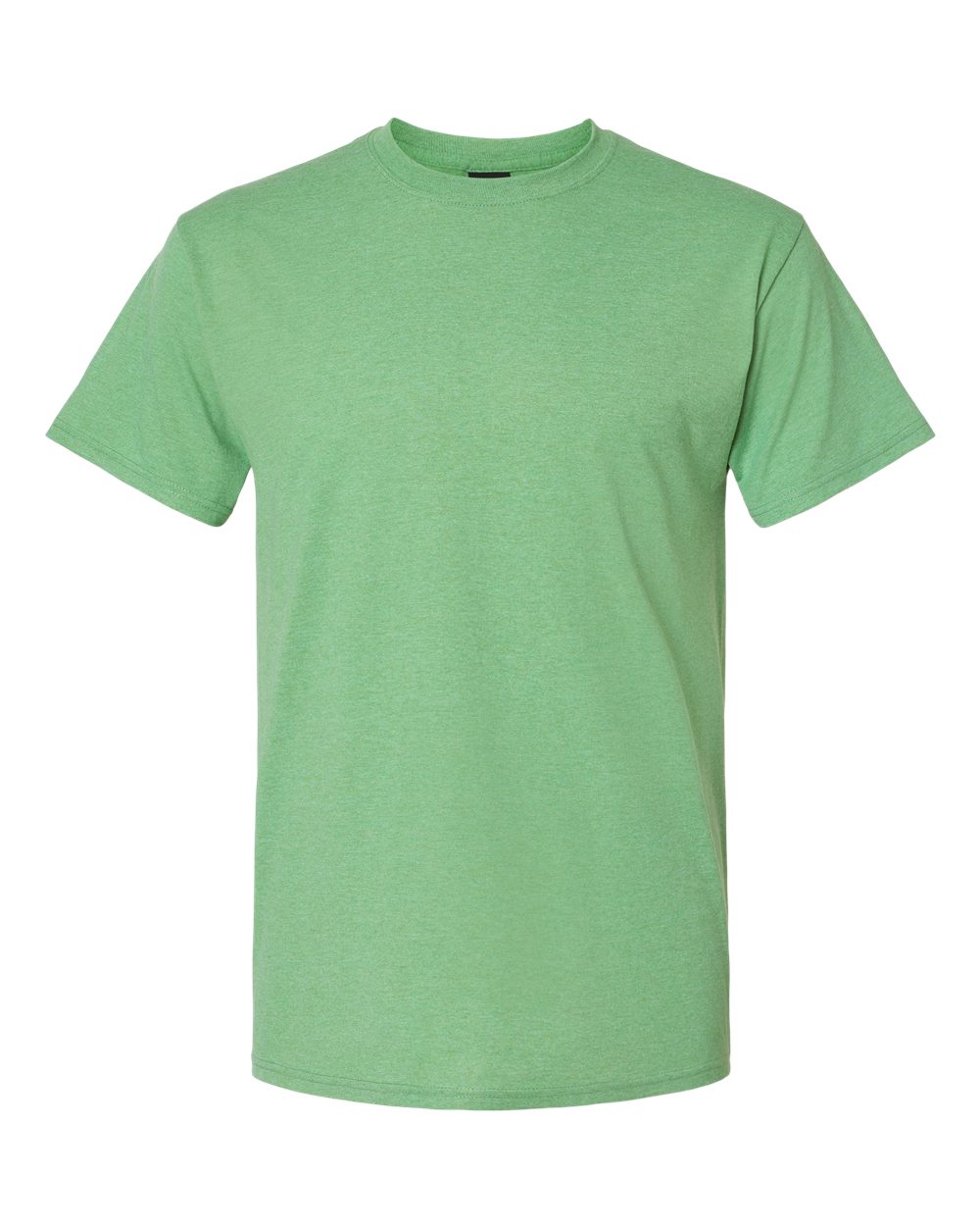 Front View of True Green Heather Perfect-T Triblend T-Shirt - 42TB