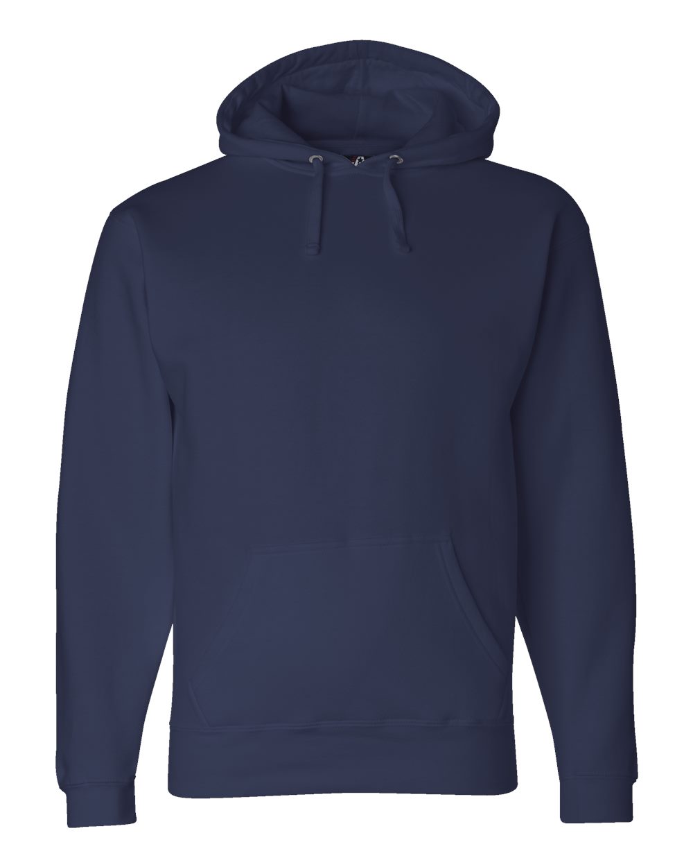 Front View of True Navy Premium Hooded Sweatshirt - 8824