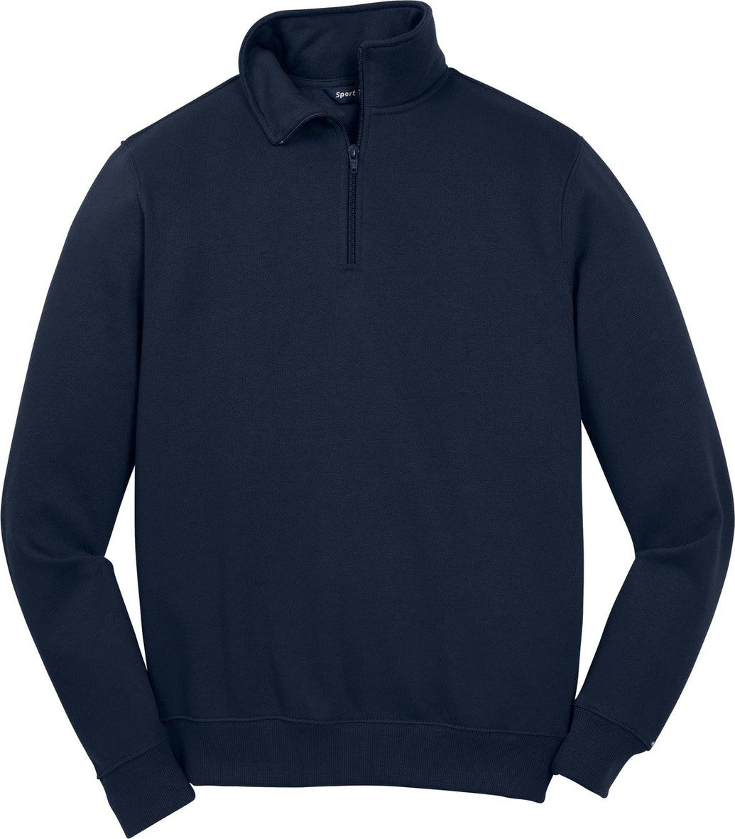 Front View of True Navy Sport-Tek Tall 1/4-Zip Sweatshirt. TST253