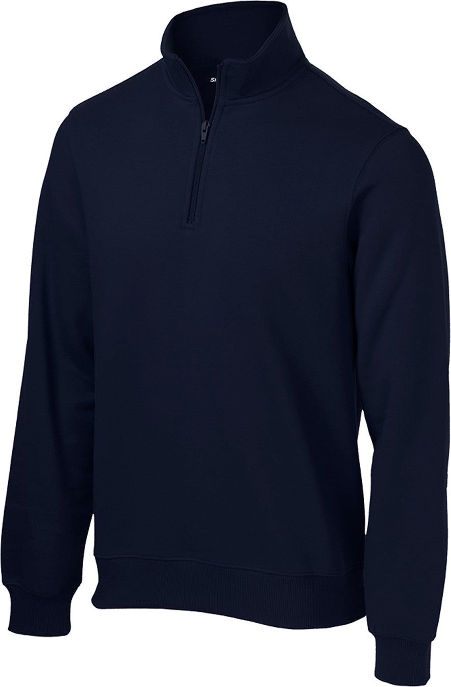 Front View of True Navy Sport-Tek Tall 1/4-Zip Sweatshirt. TST253