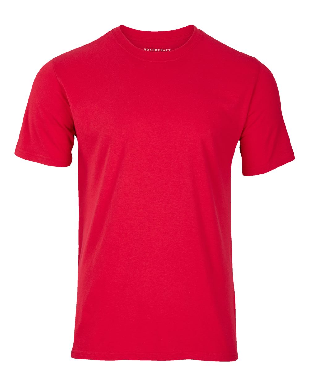 Front View of True Red Basic Crew T-Shirt - BM2103