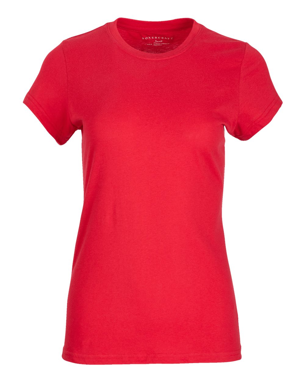 Front View of True Red Women's Essential T-shirt - BW2104