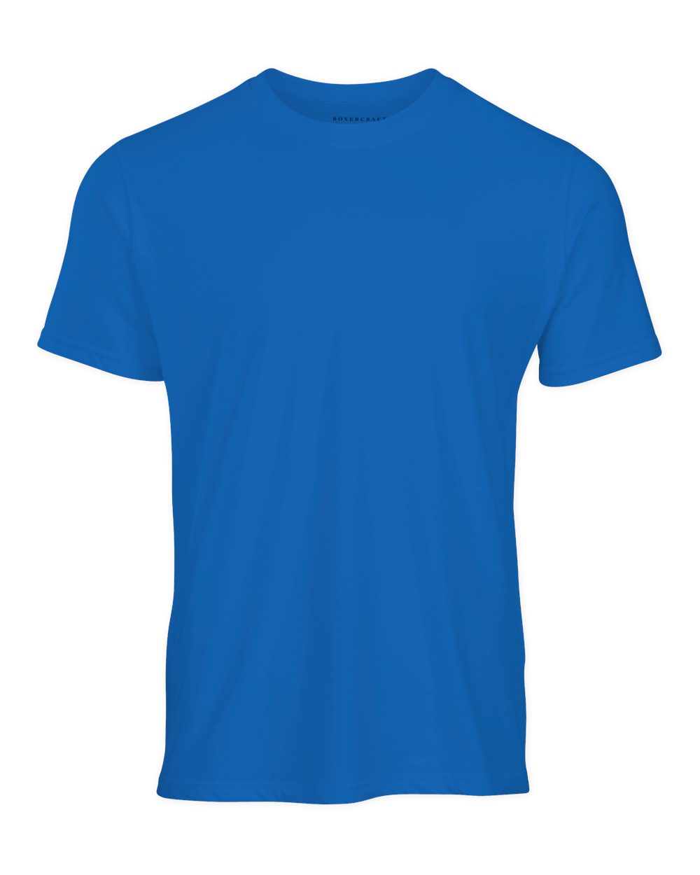 Front View of True Royal Basic Crew T-Shirt - BM2103
