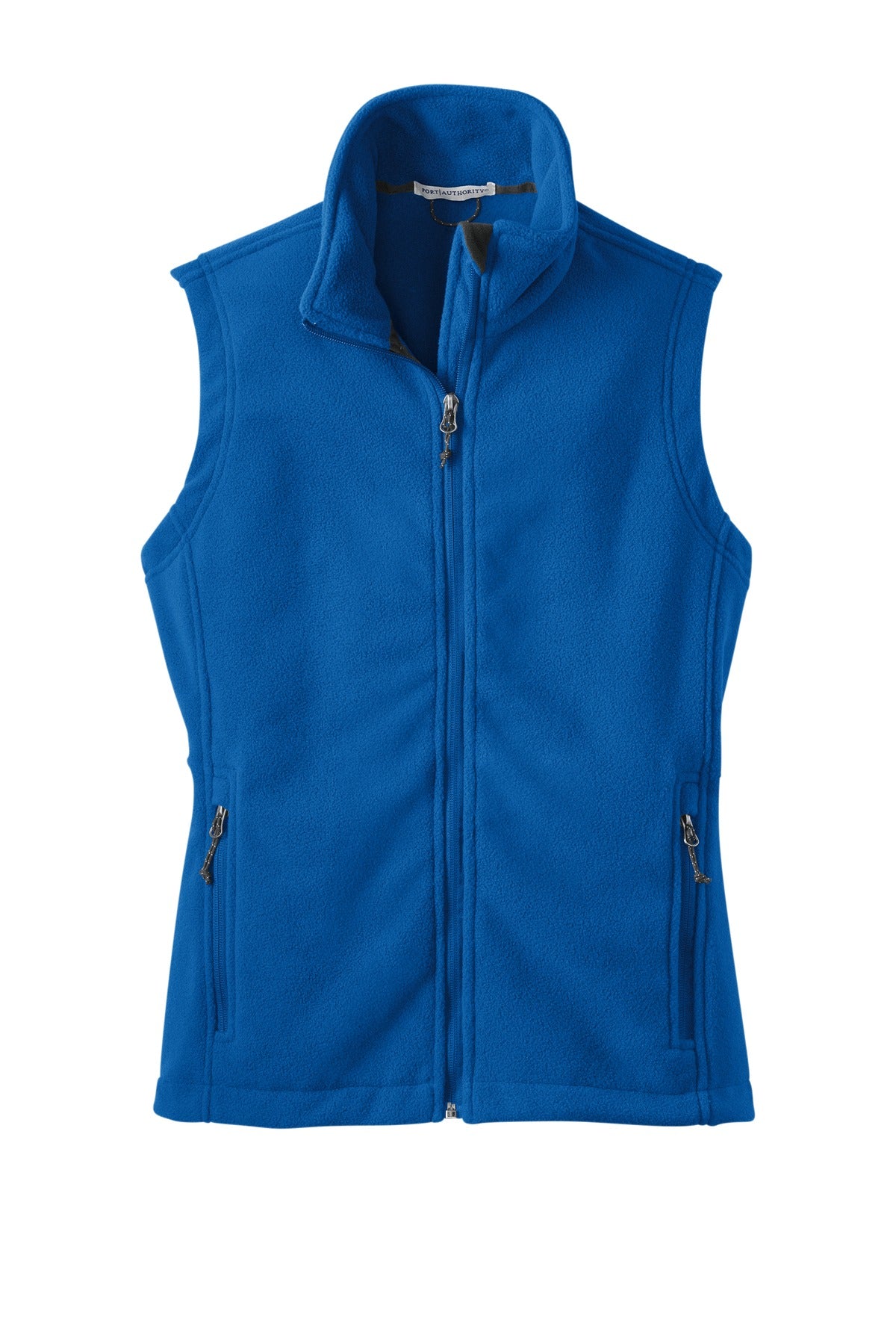 Front View of True Royal Port Authority Women's Value Fleece Vest. L219