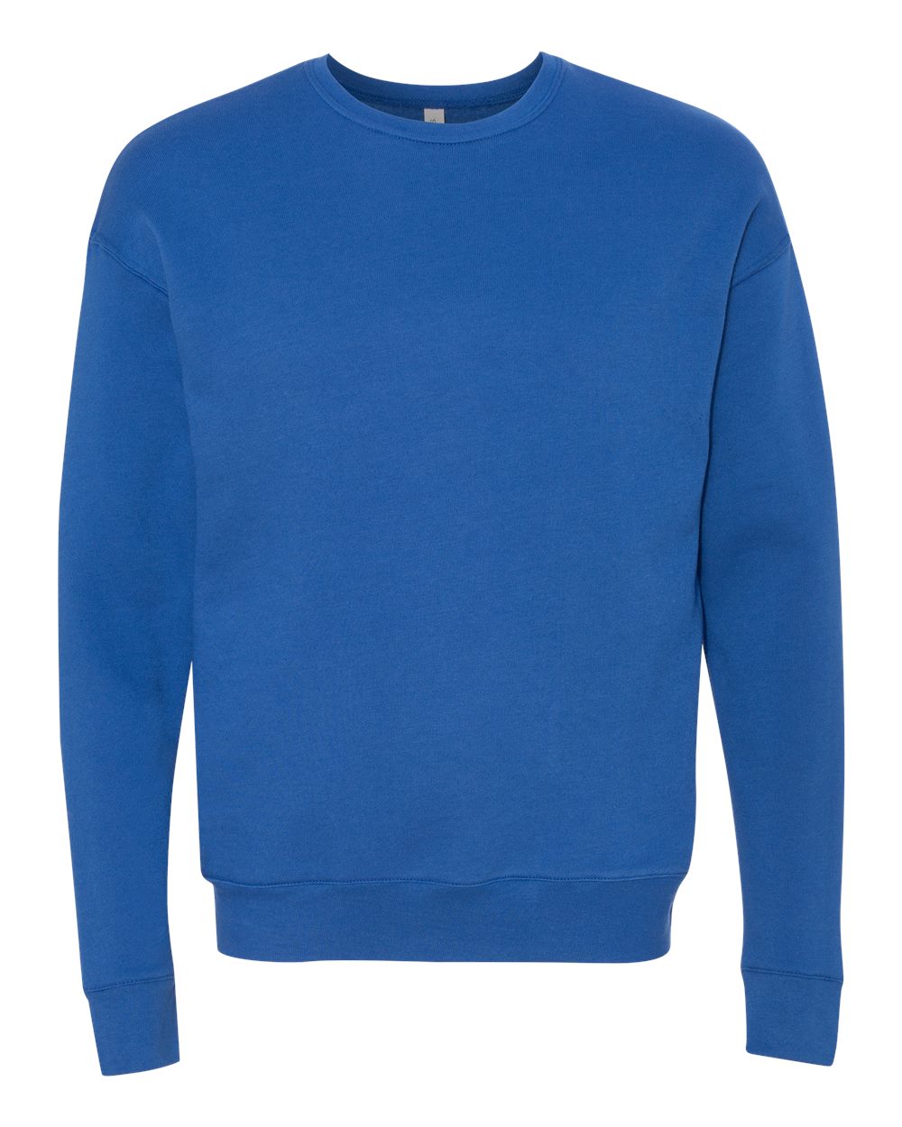True Royal Sponge Fleece Drop Shoulder Crewneck Sweatshirt - 3945