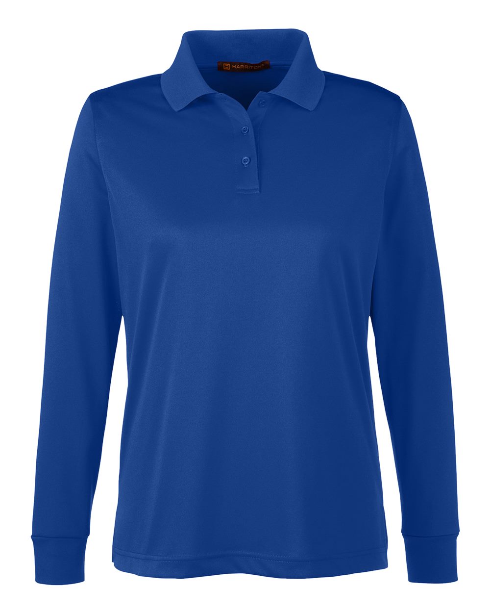 Front View of True Royal Women's Advantage Snag Protection Plus IL Long Sleeve Polo - M348LW