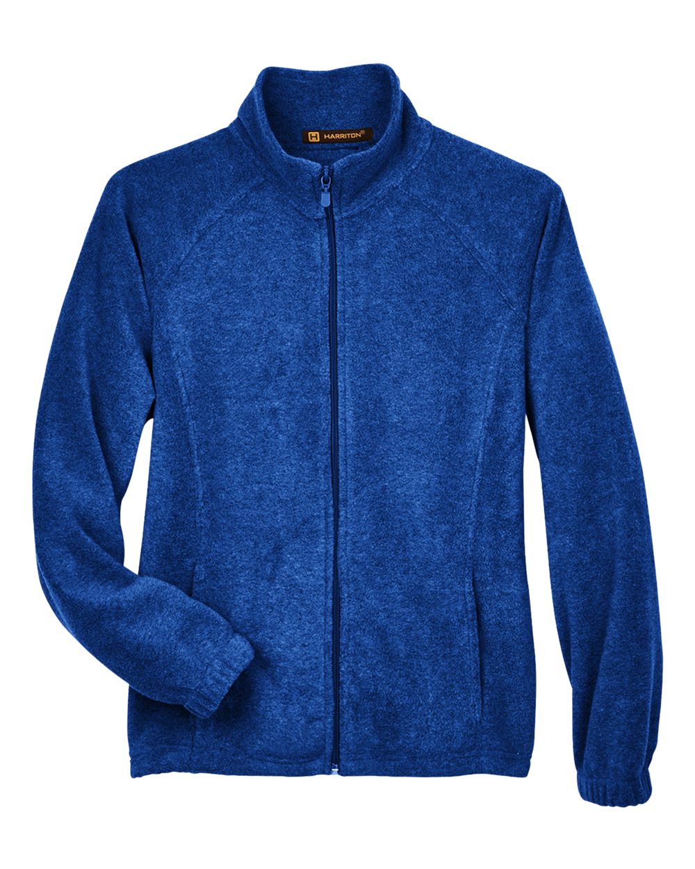 Front View of True Royal Women's Full-Zip Fleece - M990W