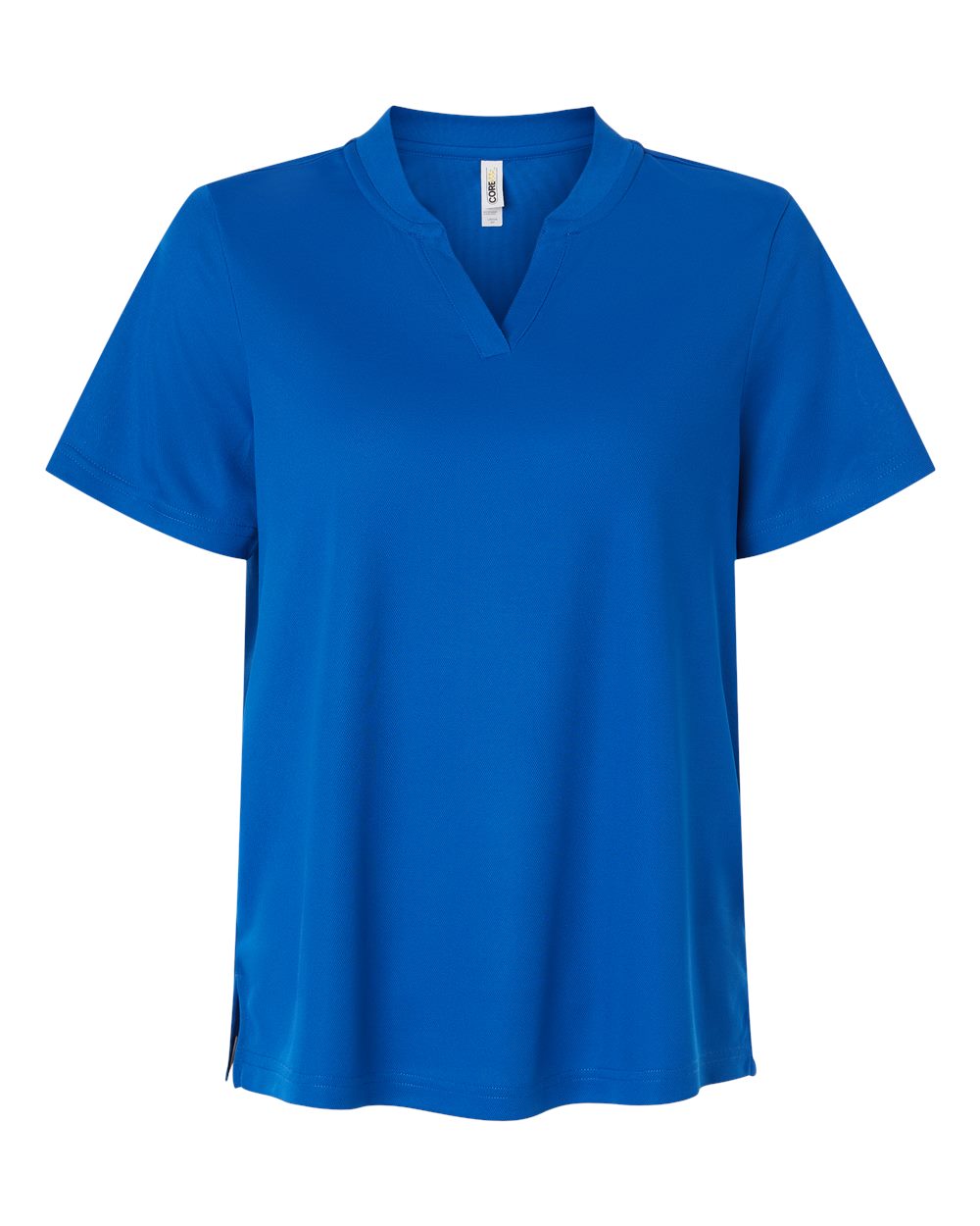 Front View of True Royal Women's Nova Performance Pique Polo - CE108W