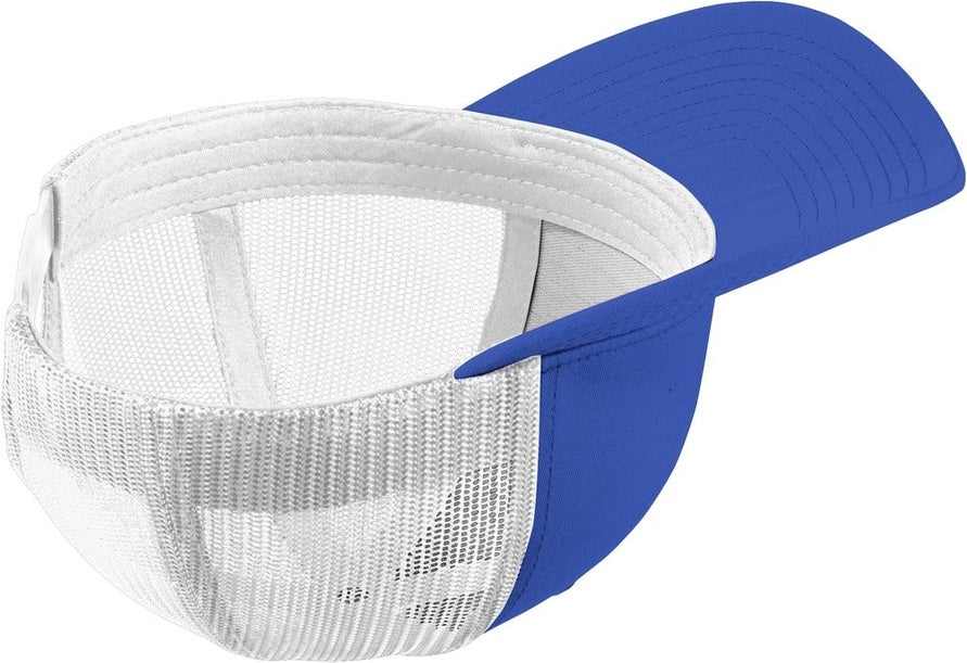 Front View of True Royal/Wht Sport-Tek YP Classics Retro Trucker Cap. STC39