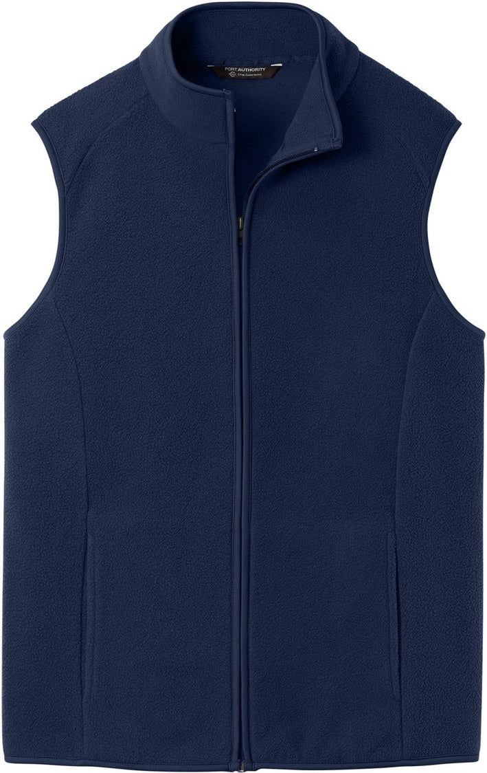 Front View of TrueNavy Port Authority C-FREE Fleece Vest F702