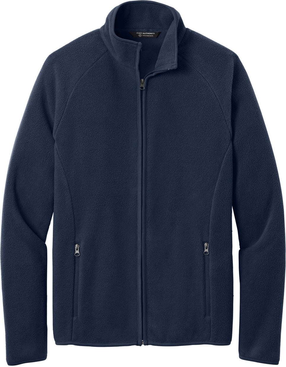 Front View of TrueNavy Port Authority C-FREE Raglan Fleece F700
