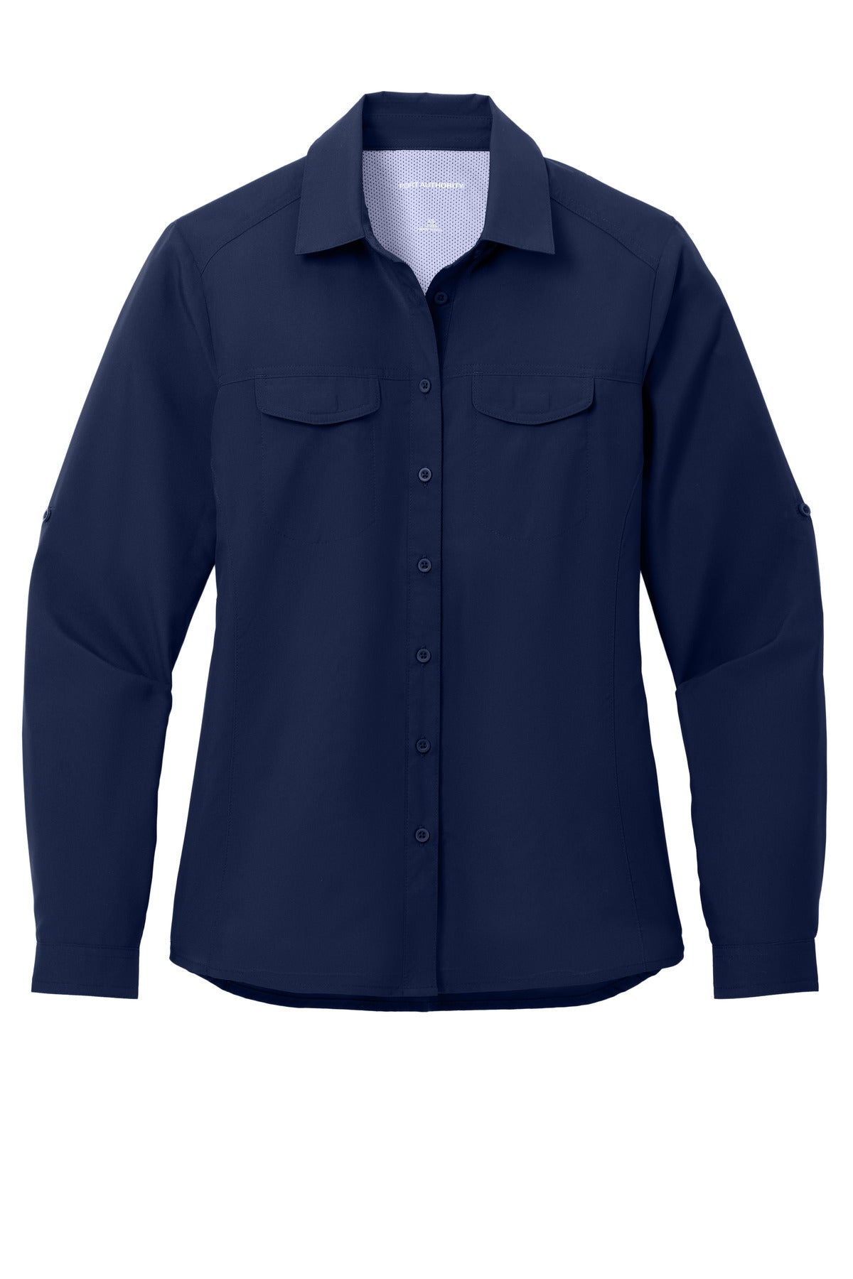 TrueNavy Port Authority Women's Long Sleeve UV Daybreak Shirt LW960